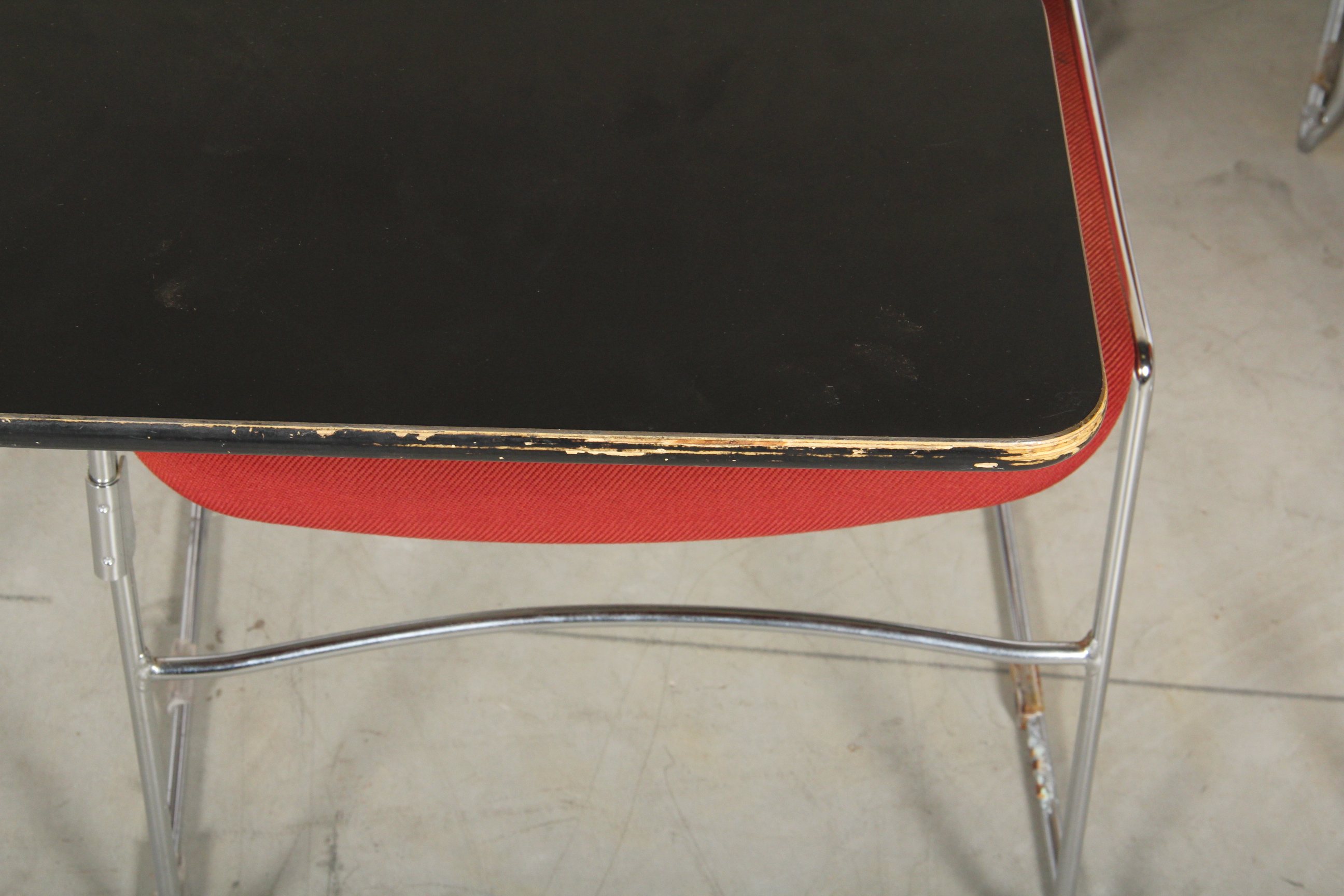 Six Vintage University Desk Chairs