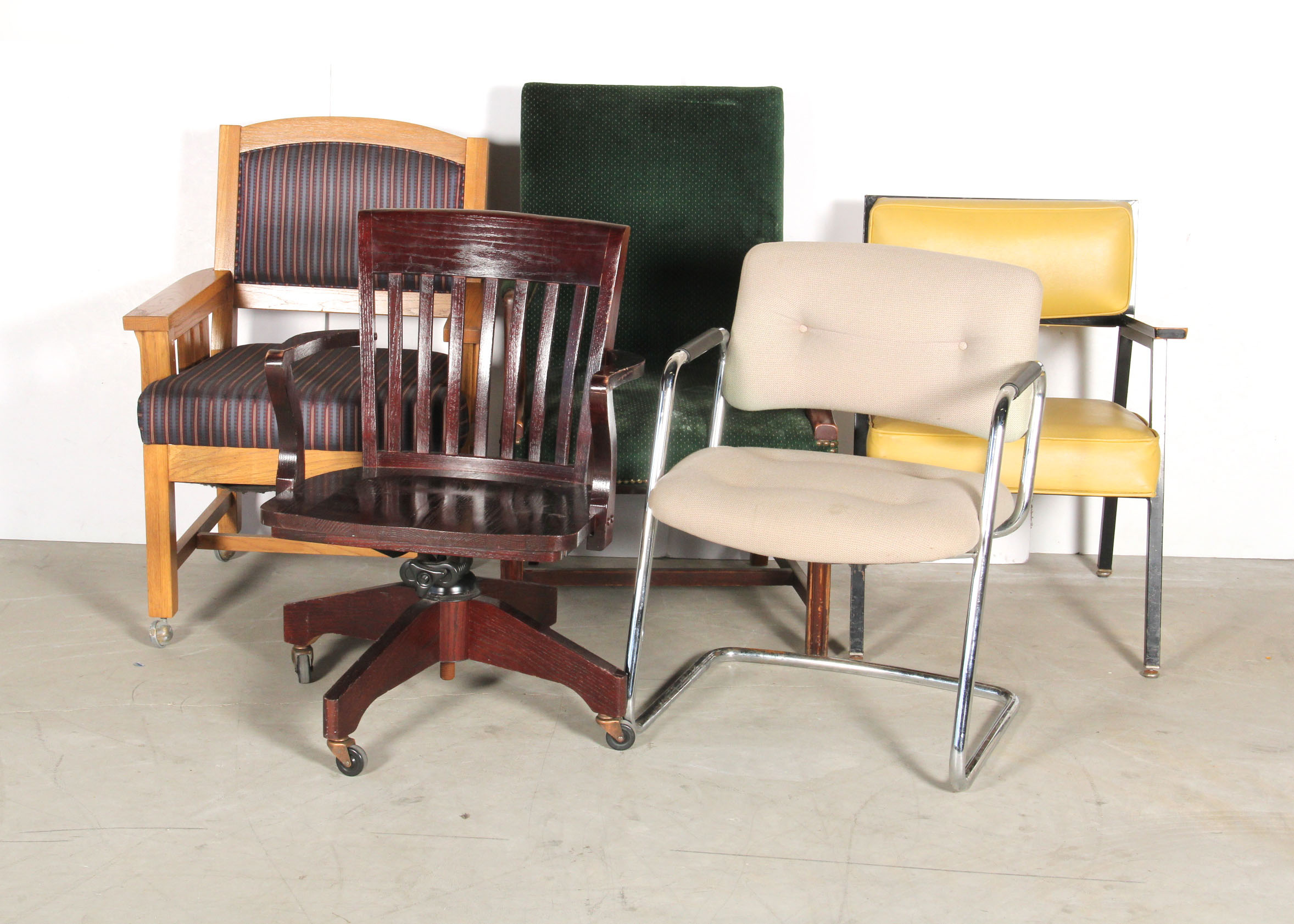 Grouping of Eclectic Armchairs
