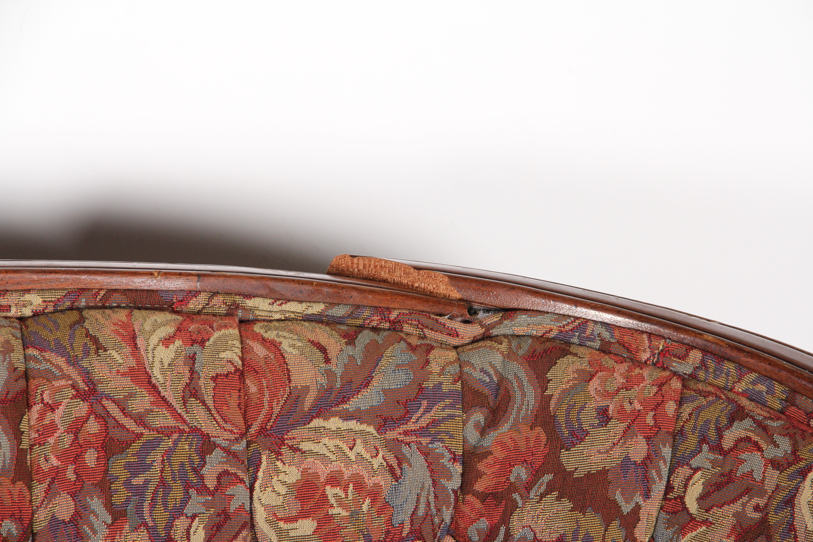 Vintage Button Tufted Settee