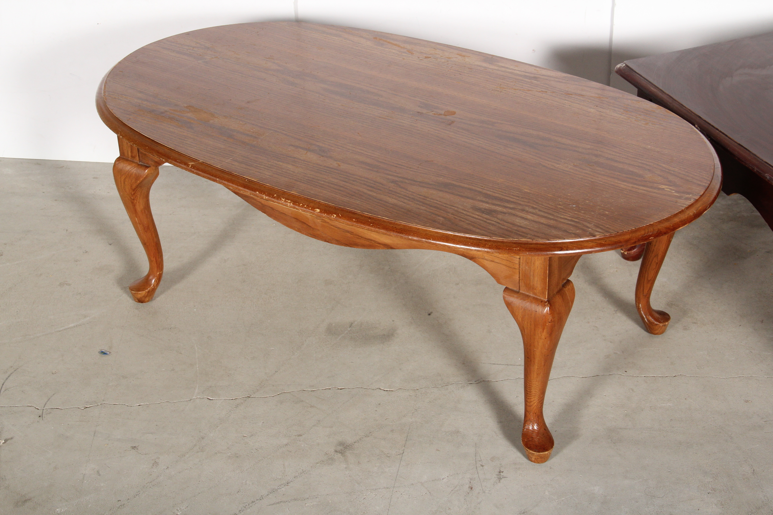 Trio of Wood Veneer Coffee Tables