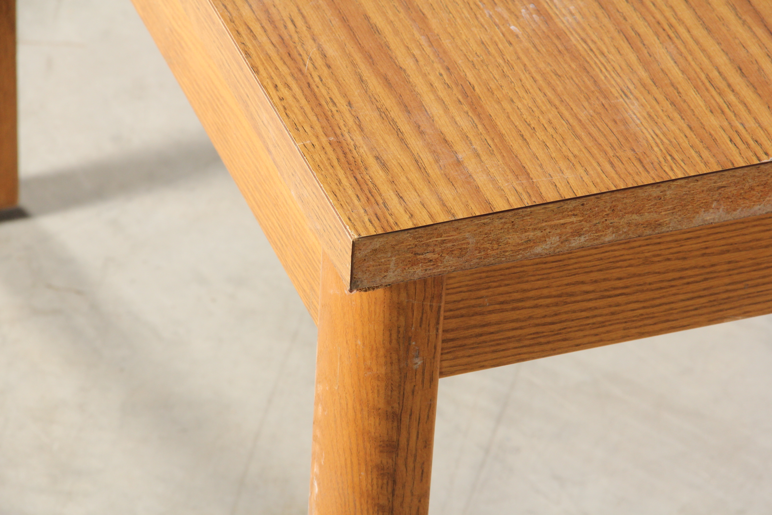 Trio of Wood Veneer Tables