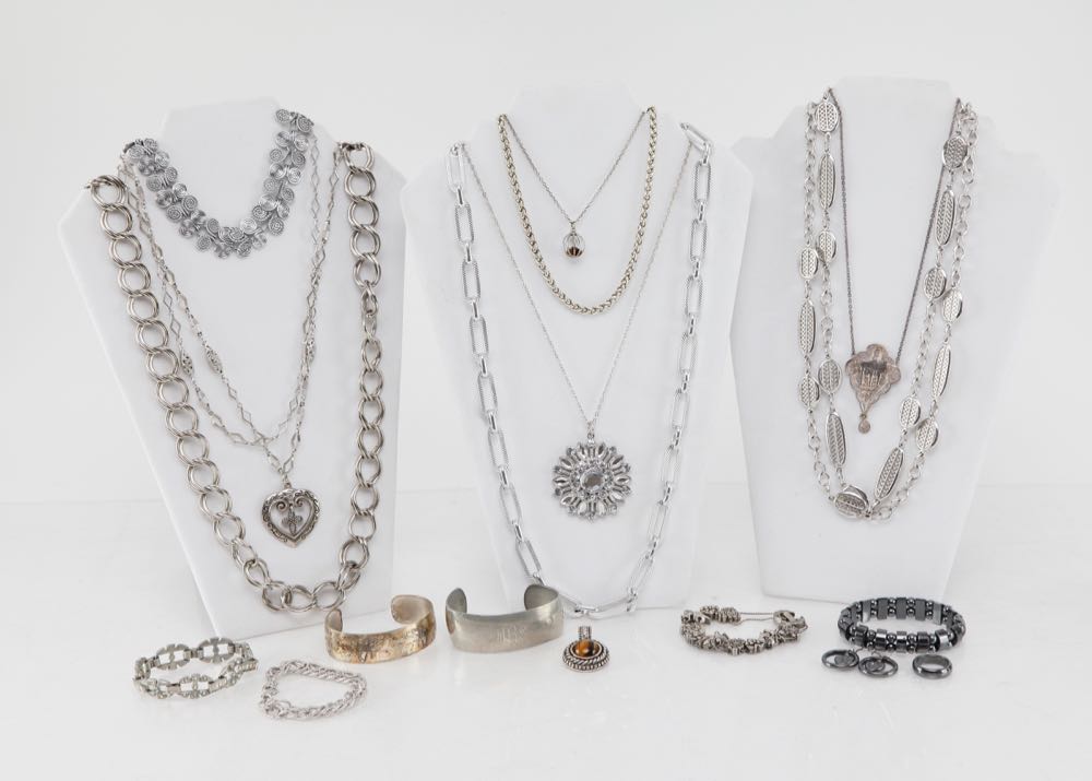 Silver-Toned Costume Jewelry