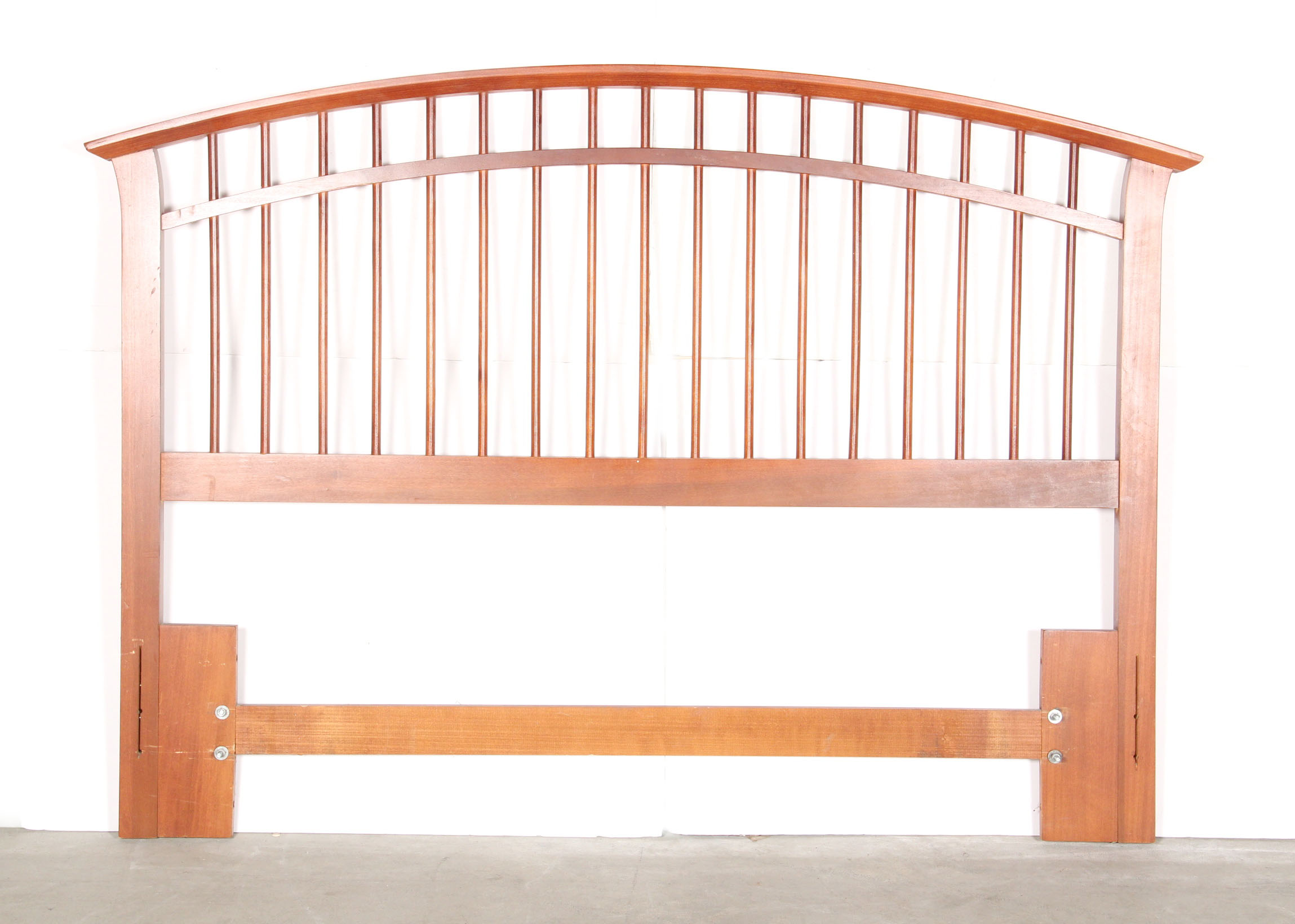 Queen Size Wooden Spindle Headboard