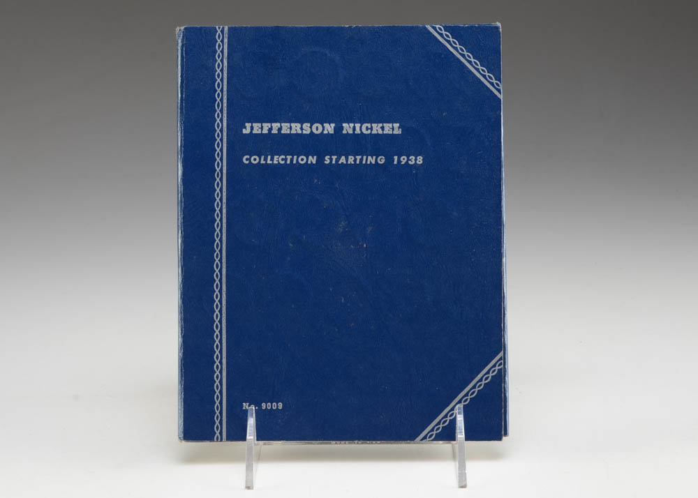 Group of (65) Jefferson nickels in Whitman Folder