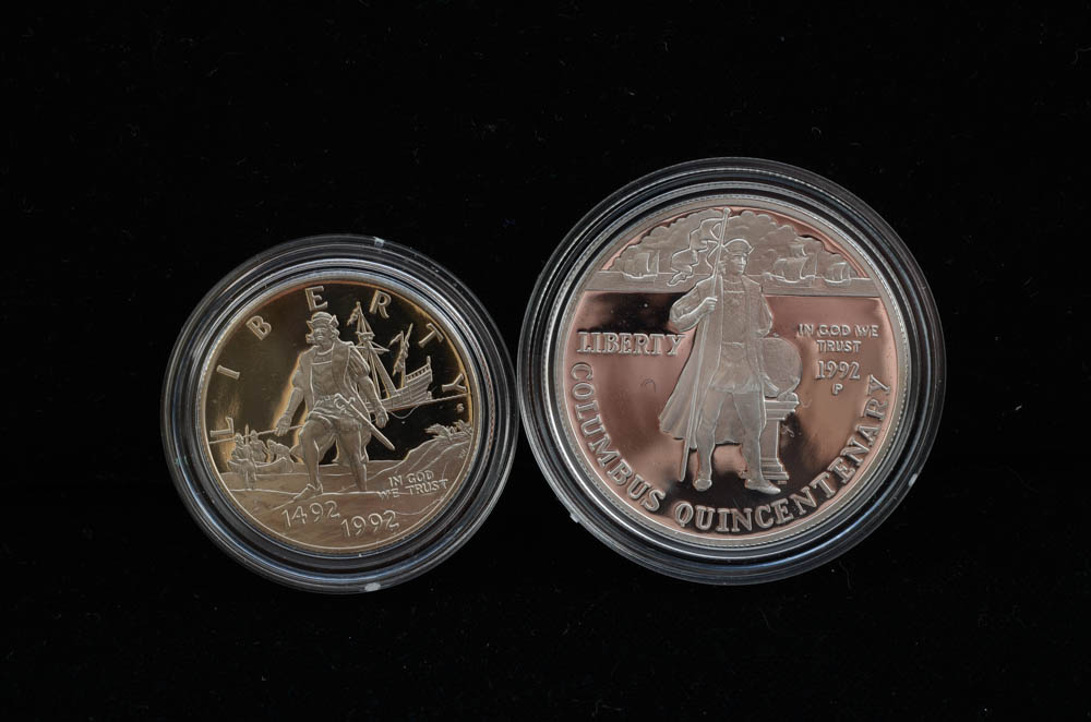 Columbus Quincentenary Anniversary Coin Set