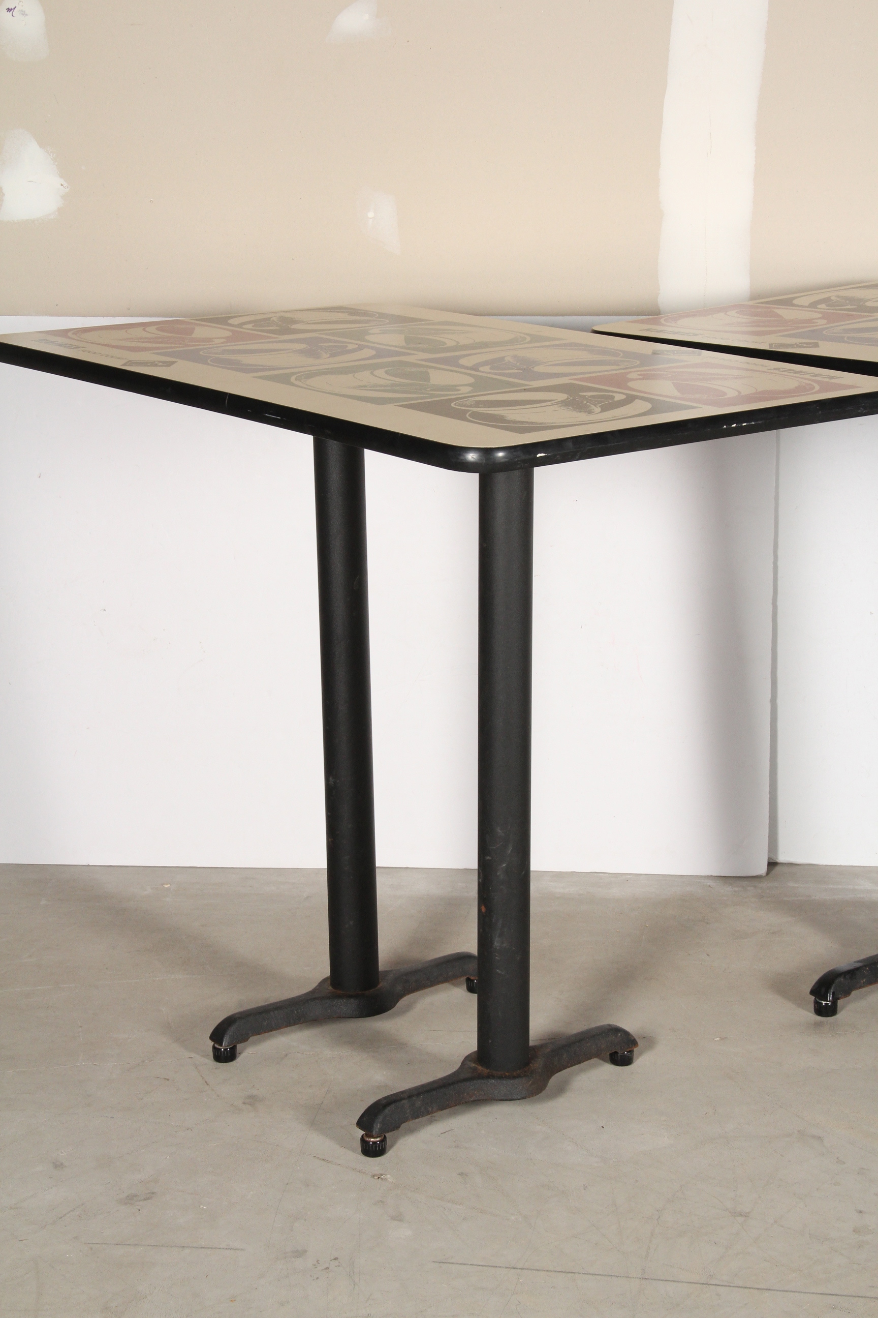Pair of Rectangular Cafe Tables