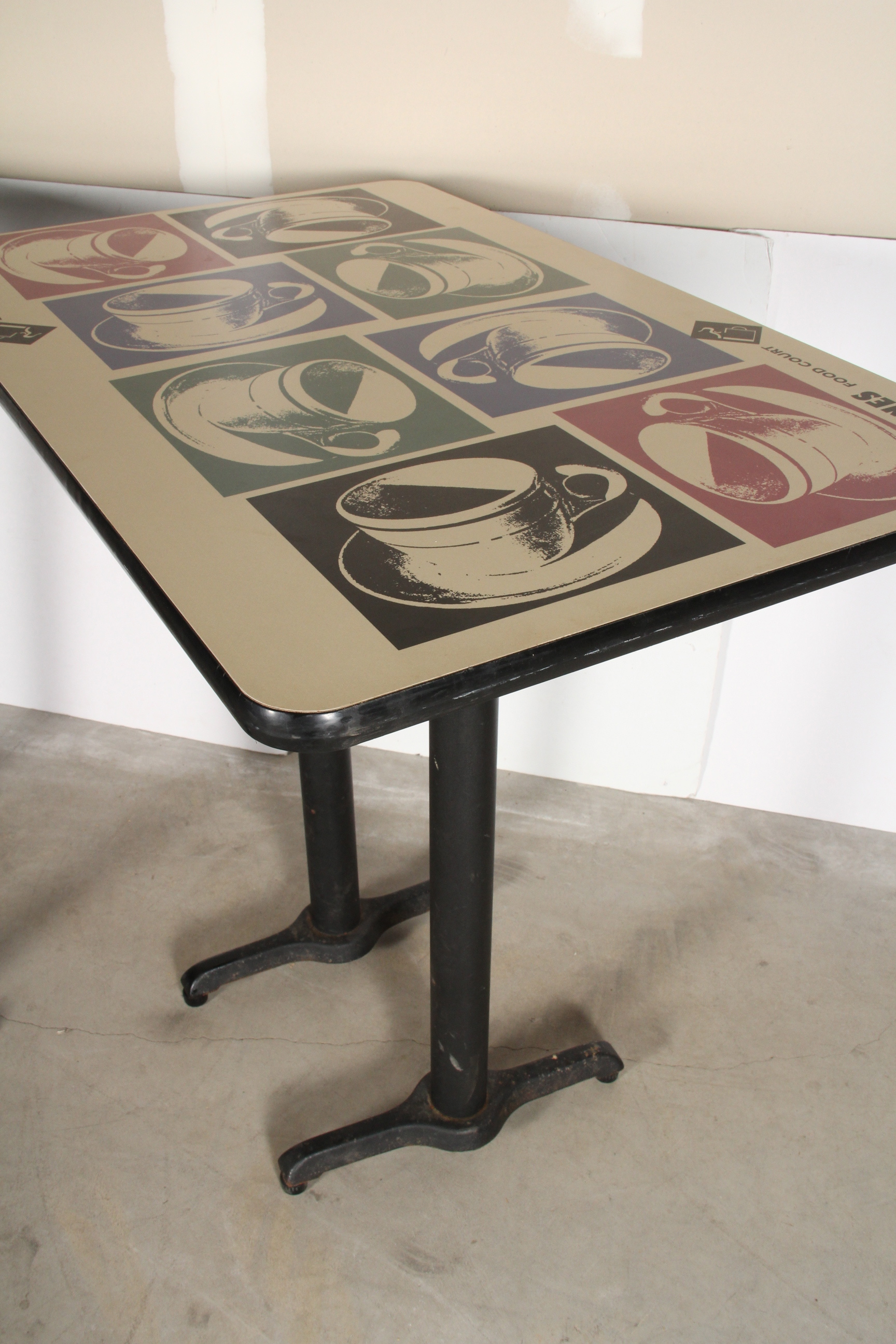 Pair of Rectangular Cafe Tables