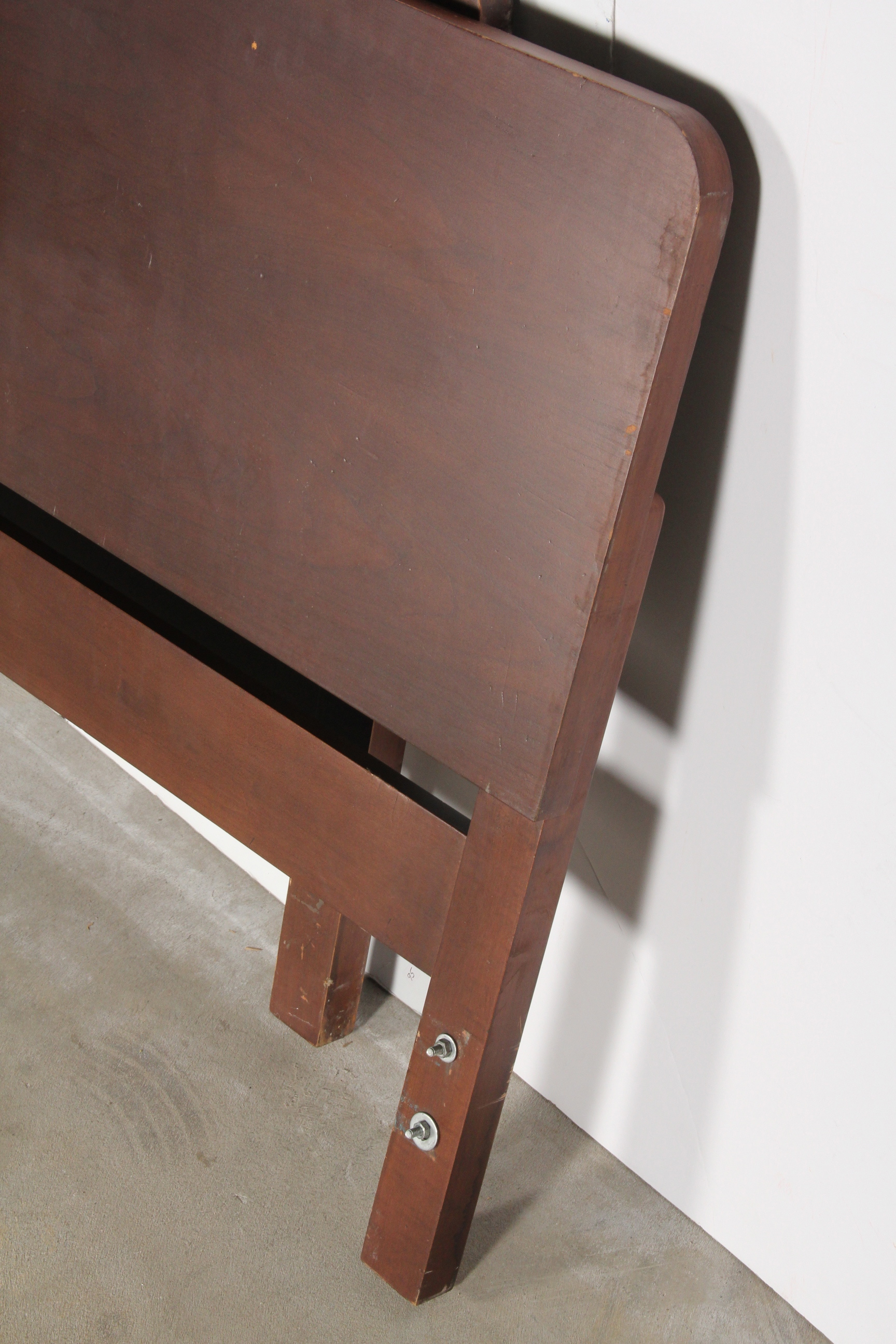 Pair of Full Size Walnut Footboards