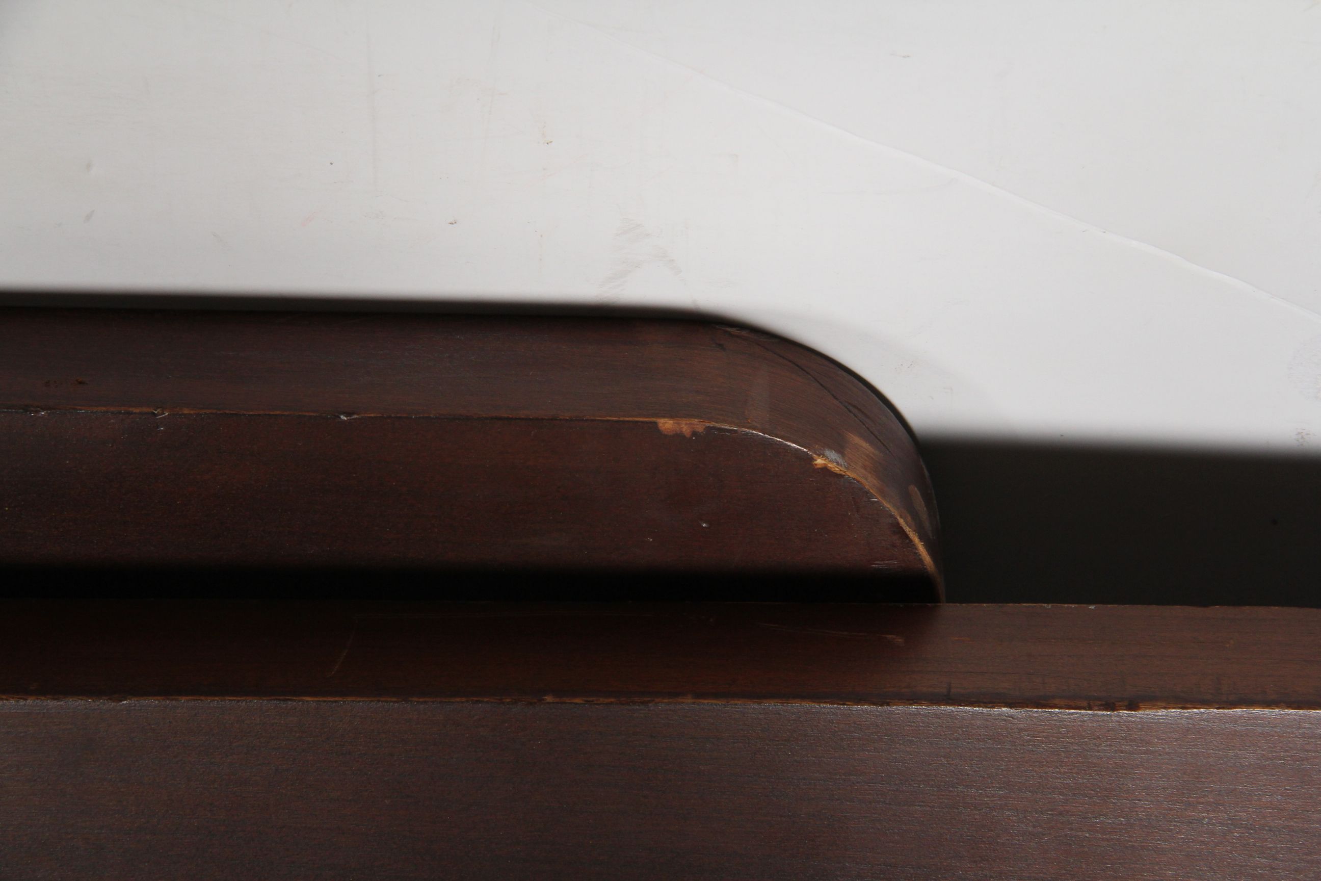 Pair of Full Size Walnut Footboards