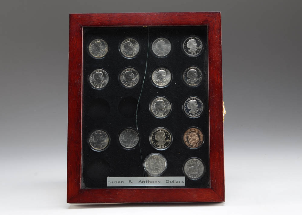Set of (18) Susan B. Anthony dollars