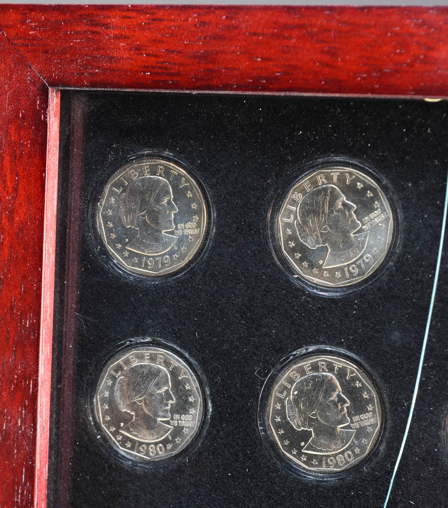 Set of (18) Susan B. Anthony dollars