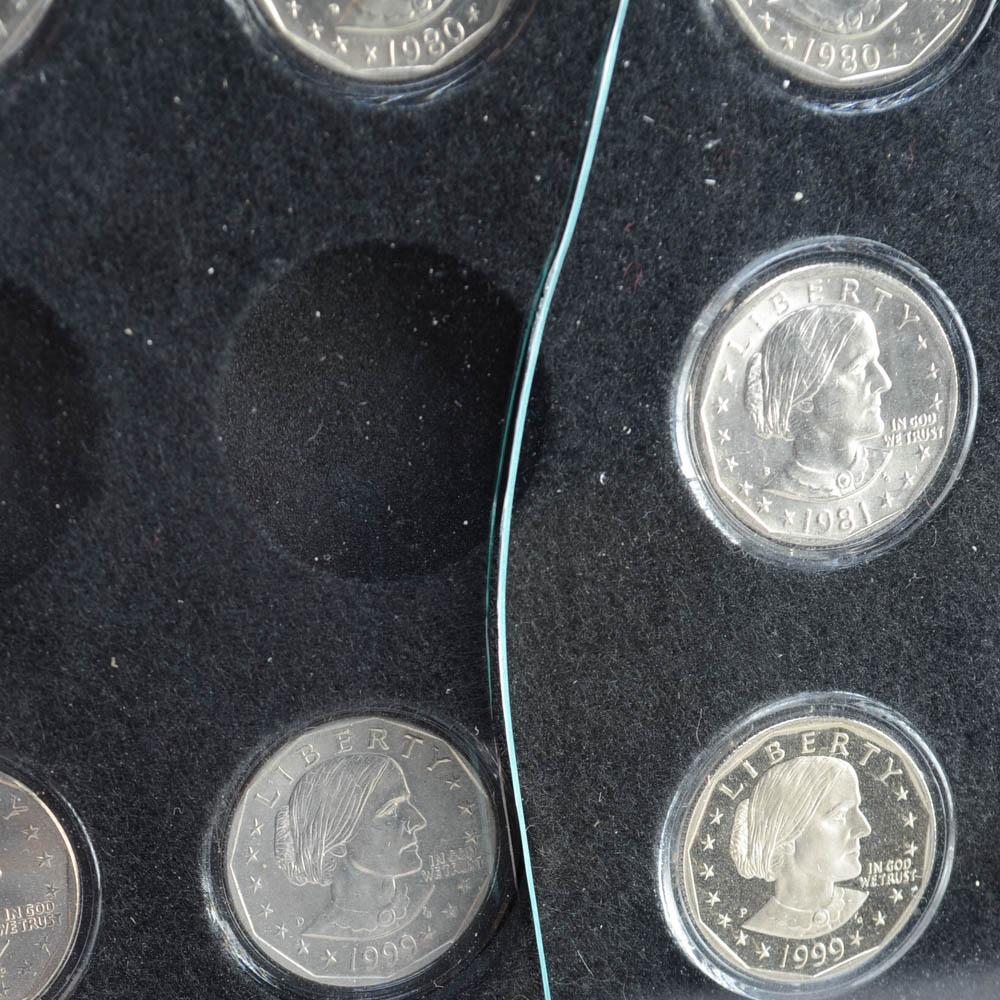 Set of (18) Susan B. Anthony dollars
