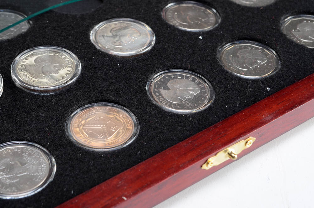 Set of (18) Susan B. Anthony dollars