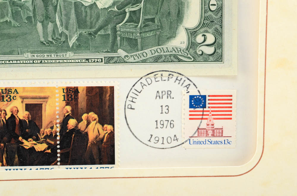 Group of (5) 1976 Bicentennial Two Dollar Bills