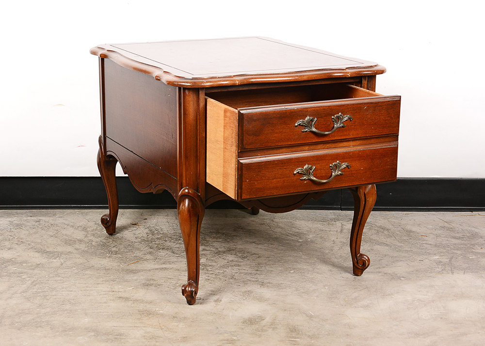 Victorian Style Walnut End Table