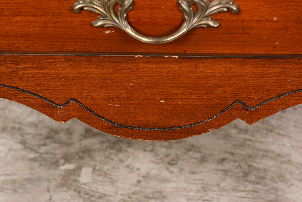 Victorian Style Walnut End Table