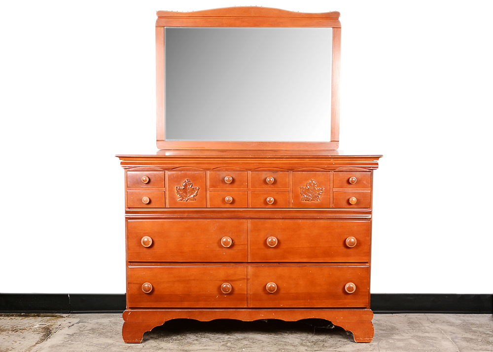 Maple Vanity Dresser