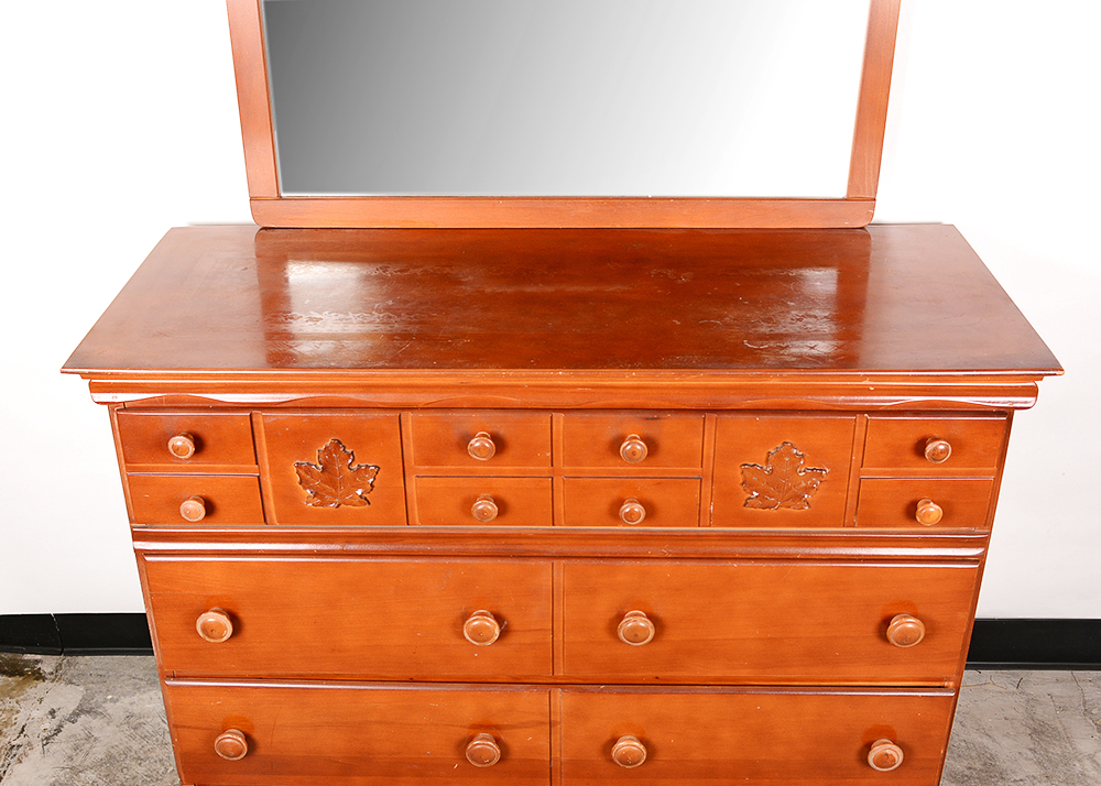 Maple Vanity Dresser