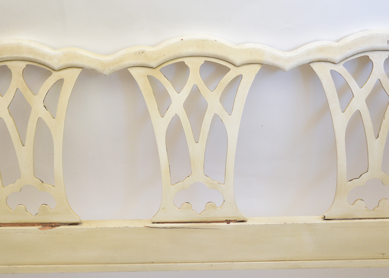 Distressed Wooden Bed Frame