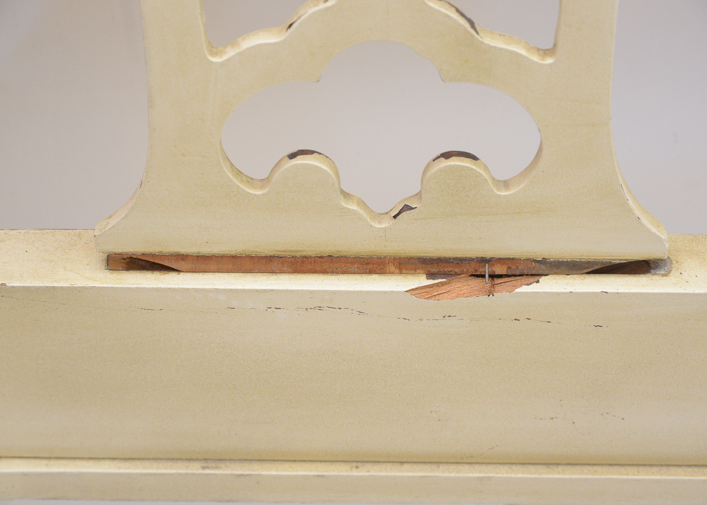 Distressed Wooden Bed Frame