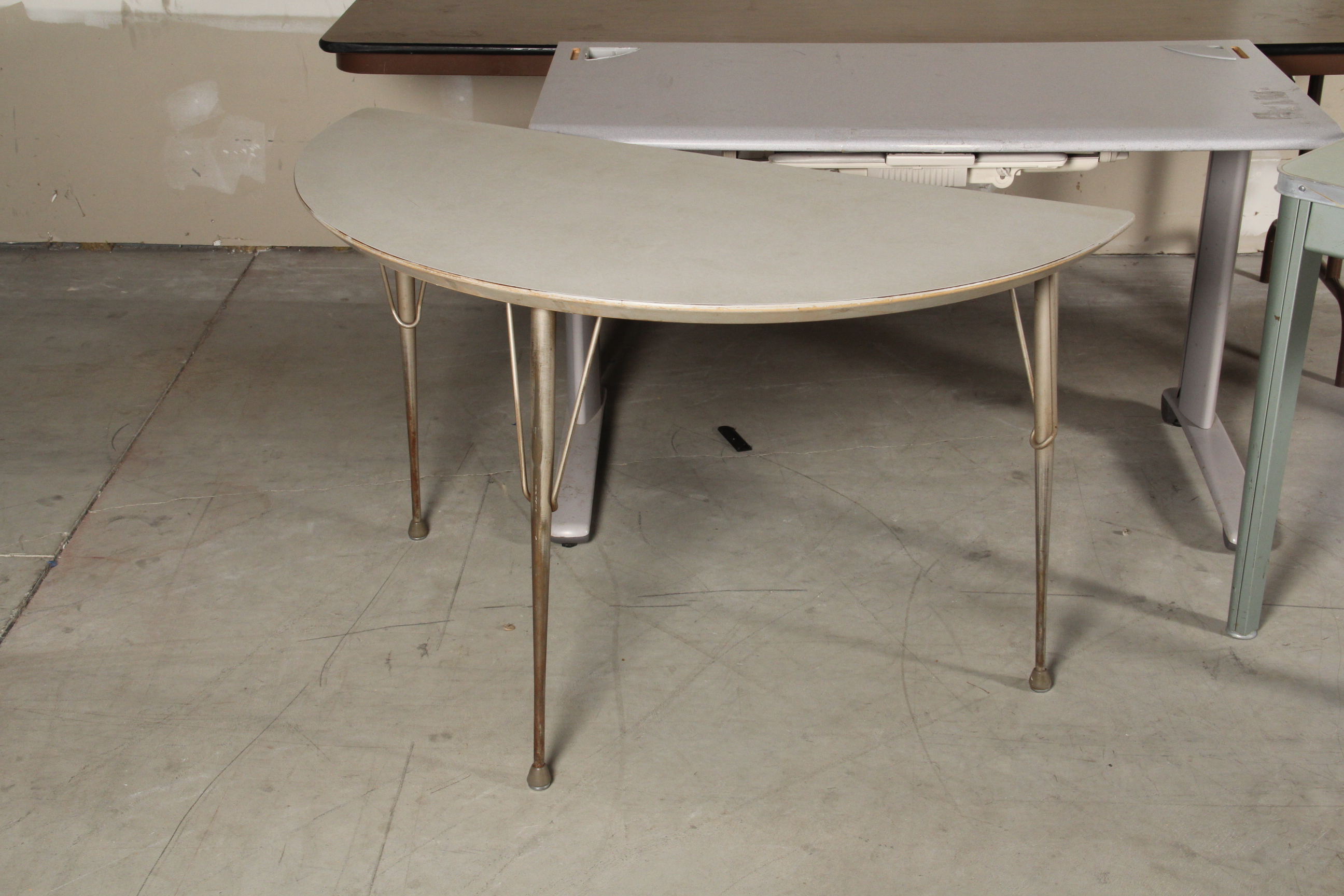 Trio of Desks and Folding Banquet Table