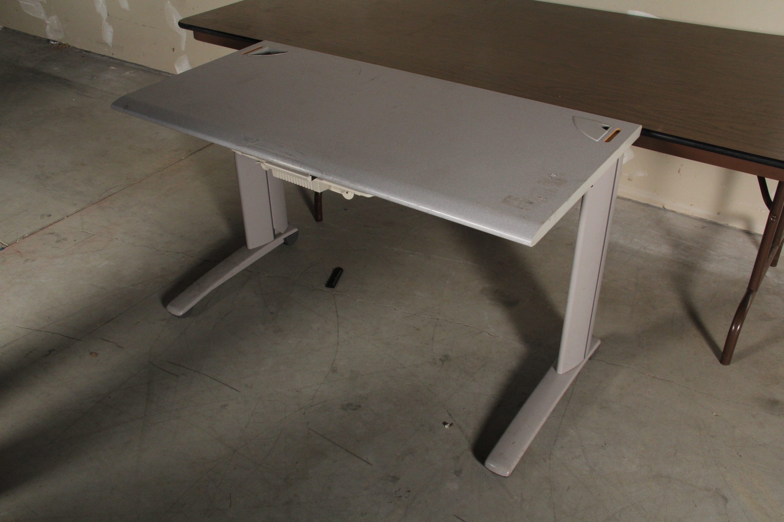 Trio of Desks and Folding Banquet Table
