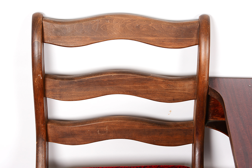 Mahogany Gossip Bench