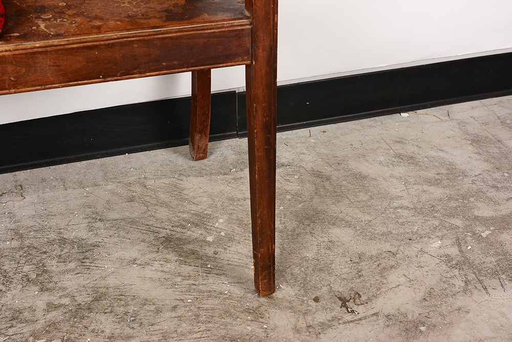 Mahogany Gossip Bench