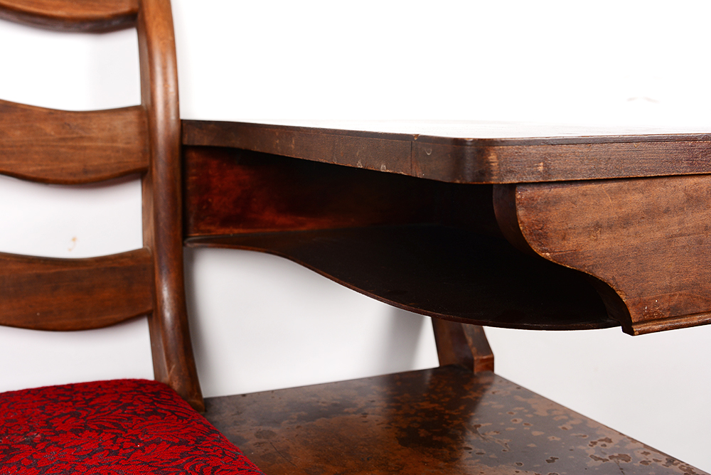 Mahogany Gossip Bench