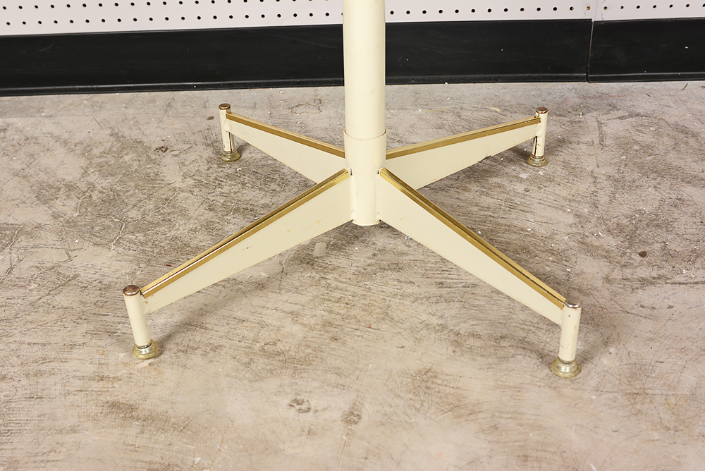 Vintage Sears White Drop Leaf Table