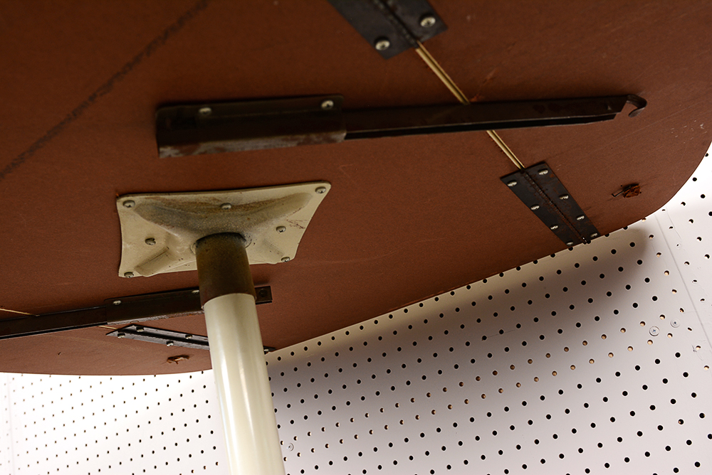 Vintage Sears White Drop Leaf Table