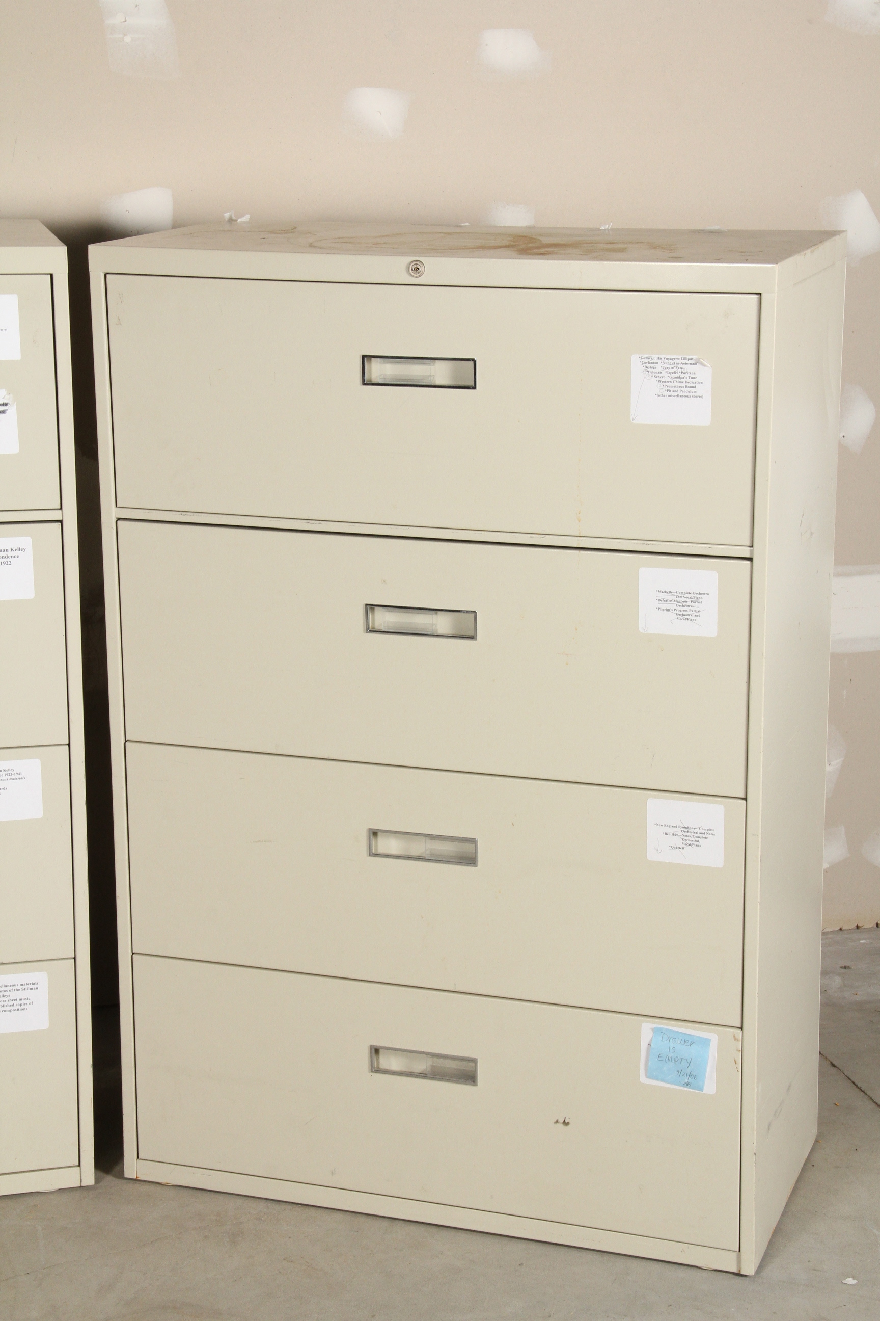 Trio of Filing Cabinets