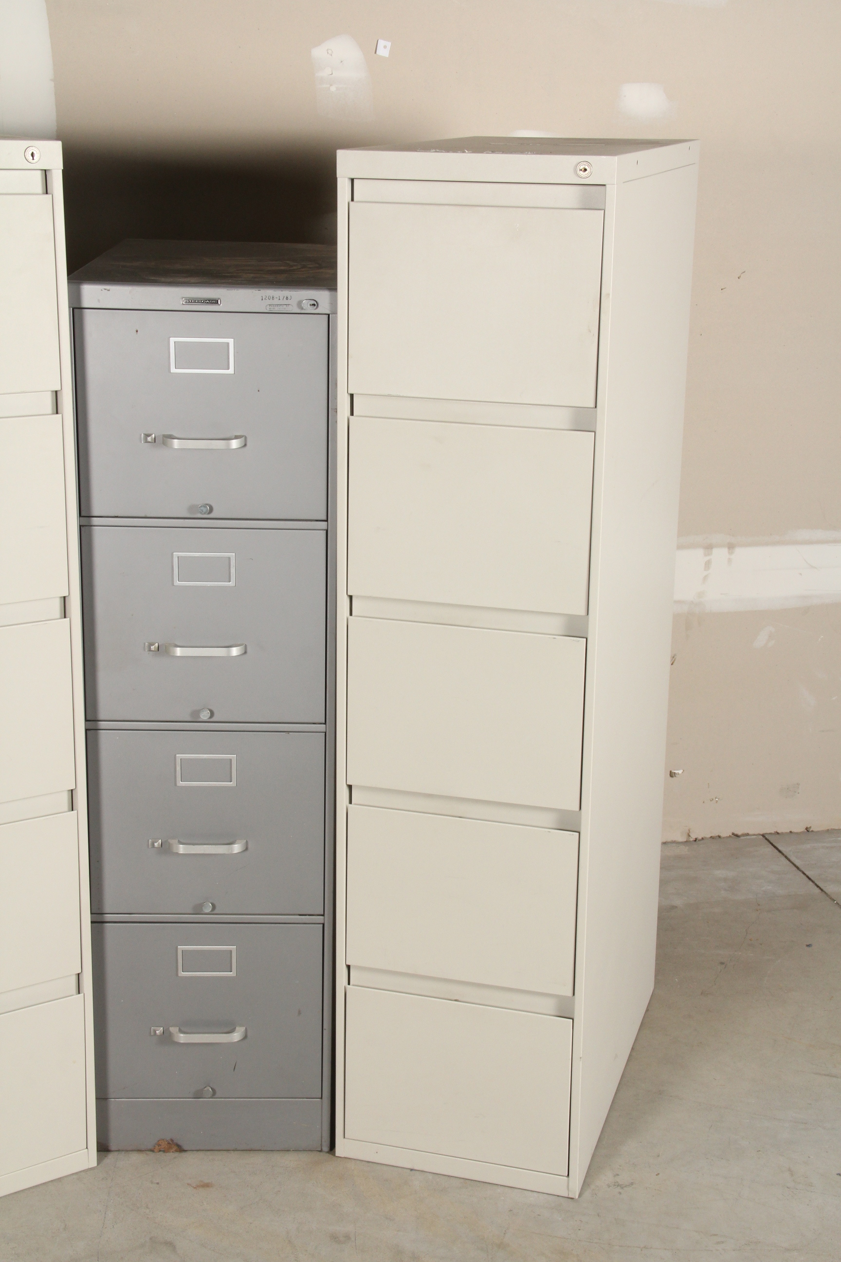Trio of Filing Cabinets
