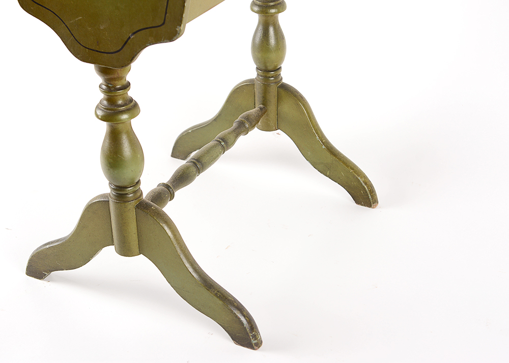 Green Freestanding Sewing Box