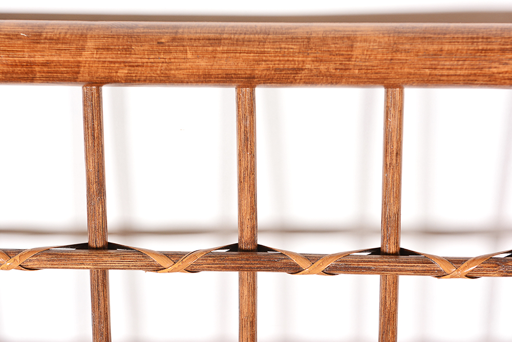 Rattan Chinese Chippendale Style King Headboard