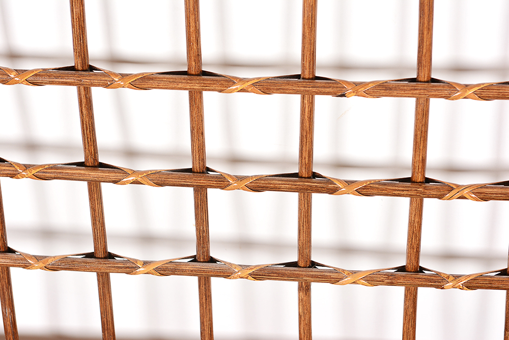 Rattan Chinese Chippendale Style King Headboard