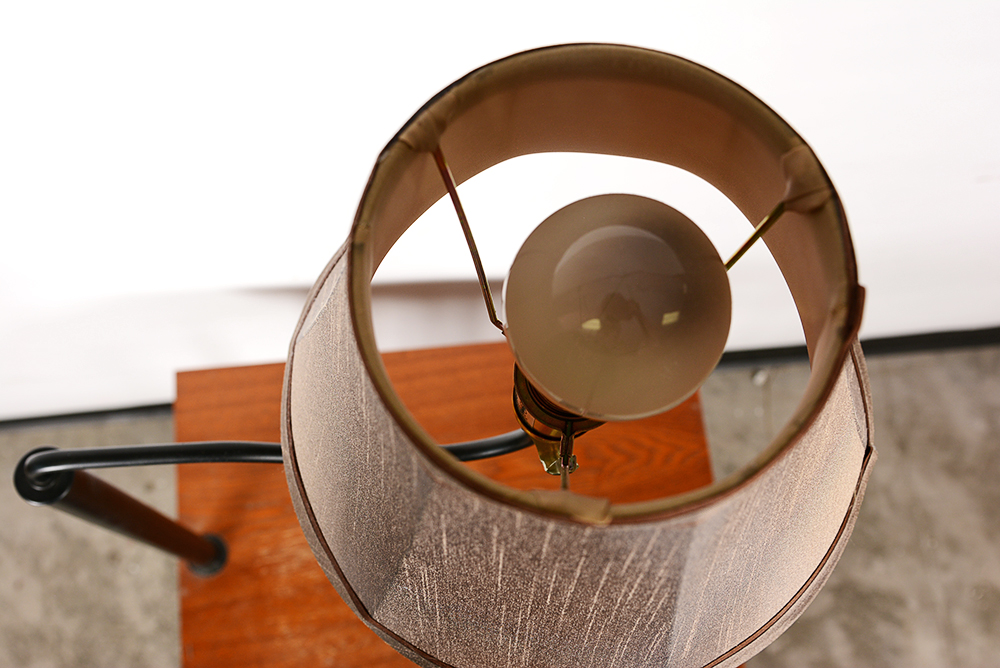 Two Tier Table with Built-In Lamp