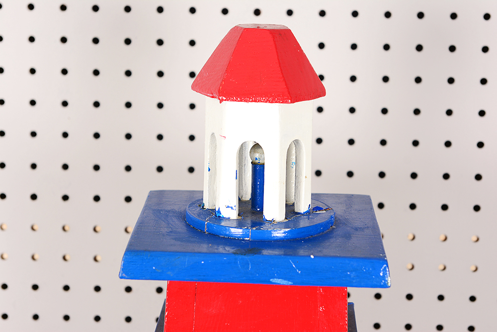 Freestanding Lighthouse Tower Shelf
