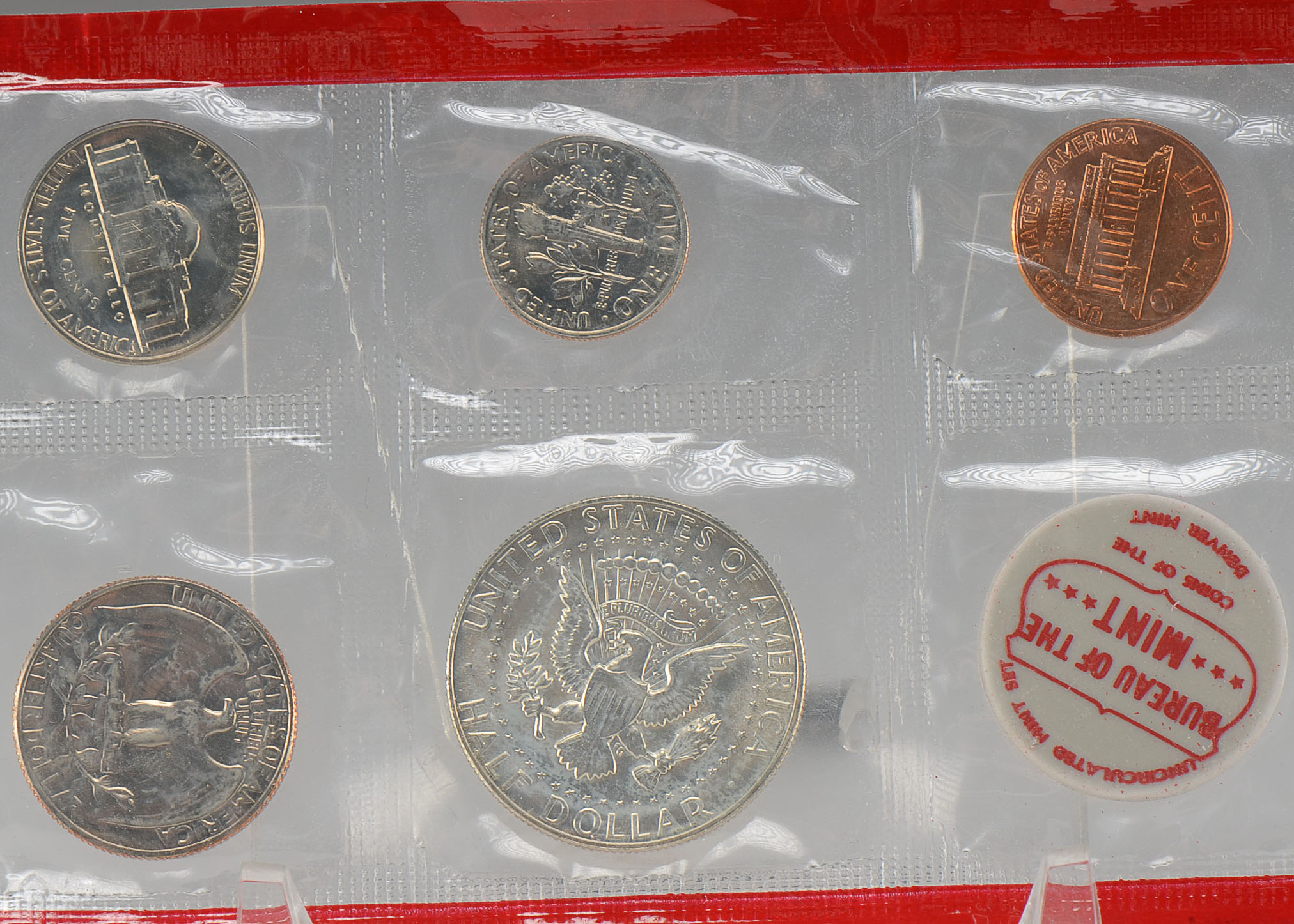 1969 United States Uncirculated Denver and Philadelphia Mint Set