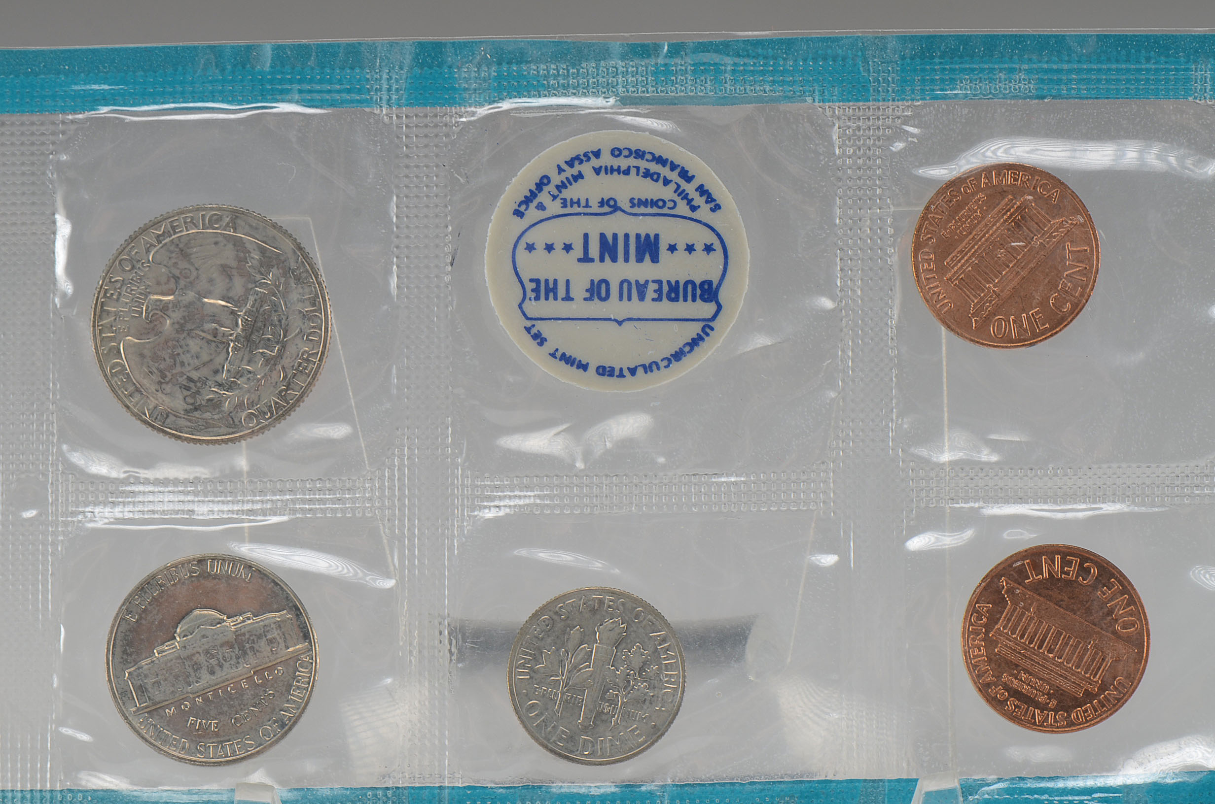 1969 United States Uncirculated Denver and Philadelphia Mint Set