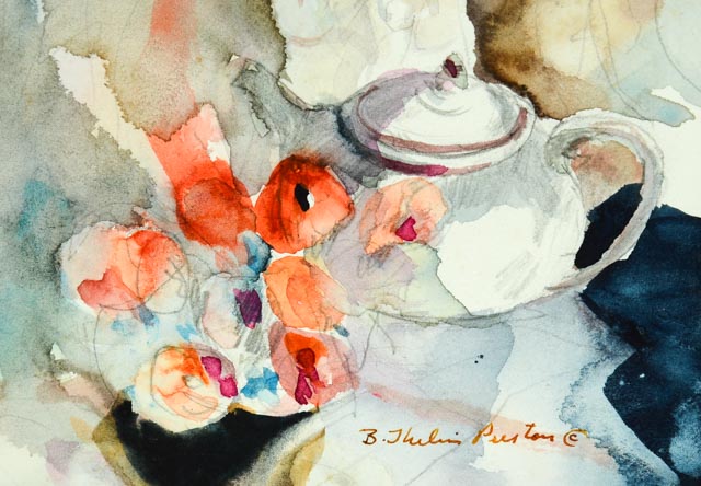 Barbara Thelin Preston Original Watercolor