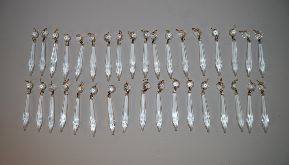 Cut Glass Chandelier/Lamp Prisms