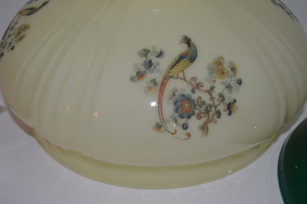 Three Hurricane Lamp Shades