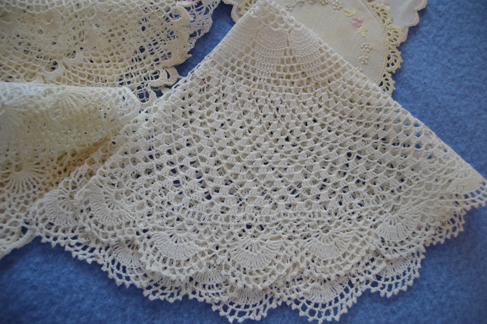 Vintage Doilies and Hand-Tatted Items
