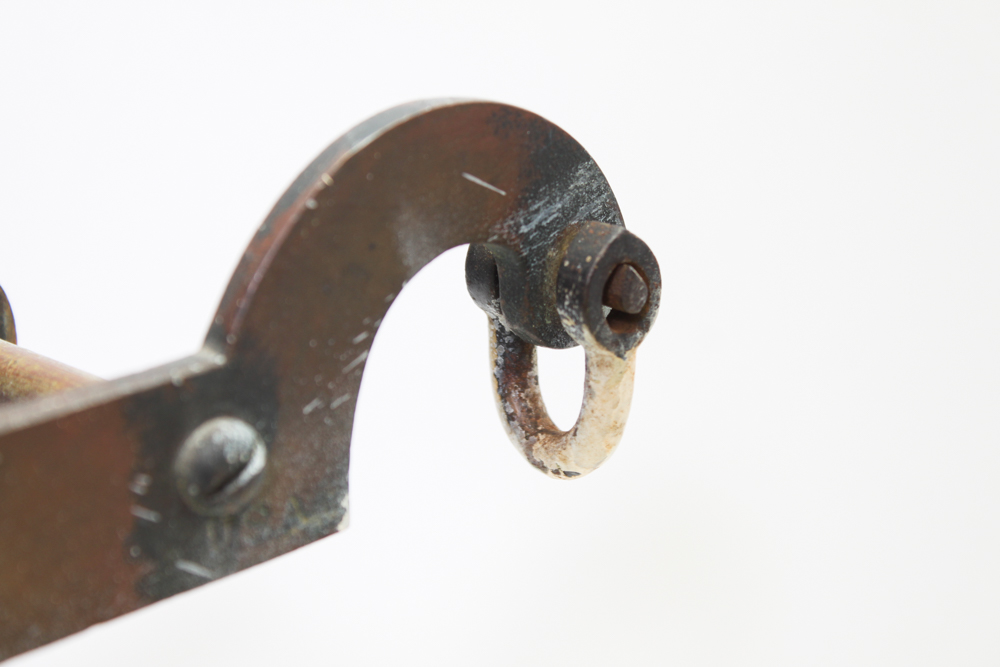 Antique Cast Iron Crow Foot Merchant Scale with Pan