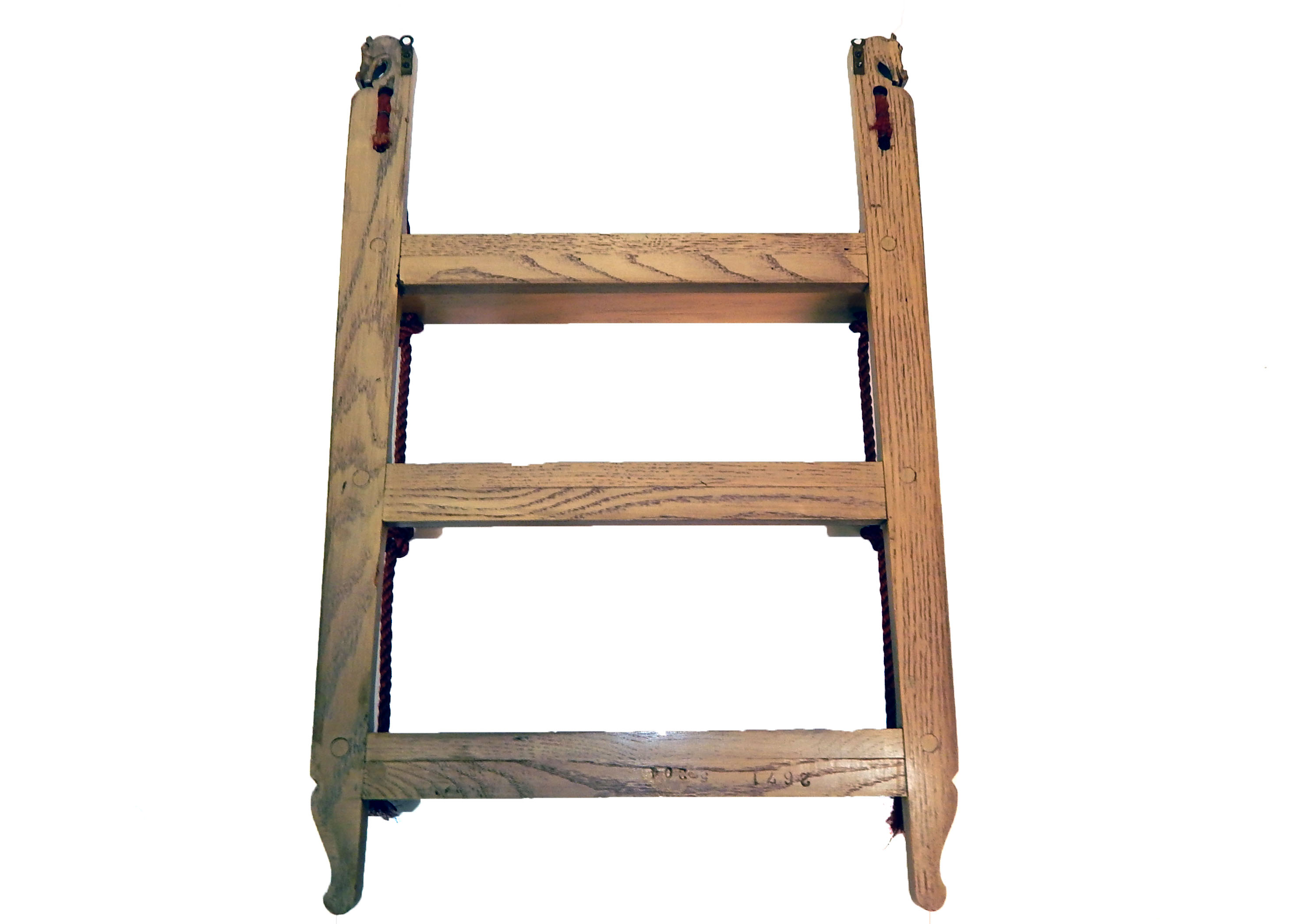 Vintage Romweber Viking Oak Hanging Accent Shelves