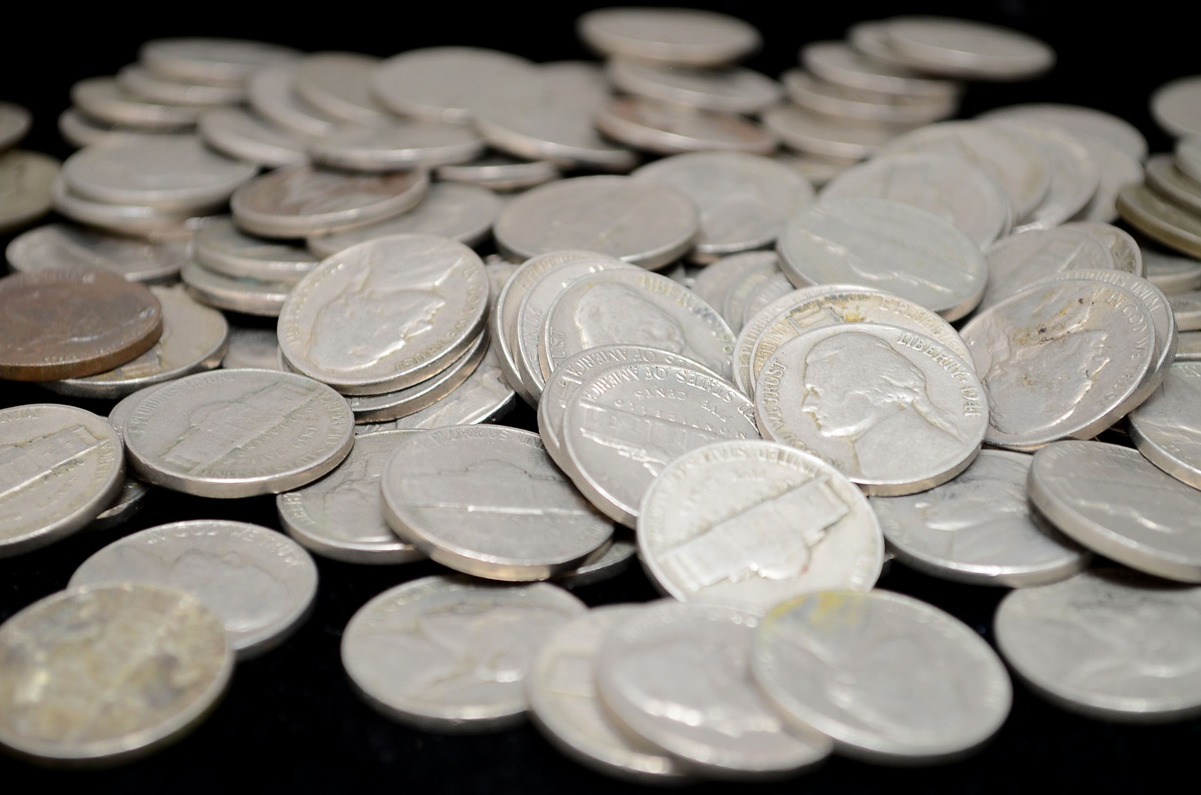 Group of (110) Jefferson Nickels