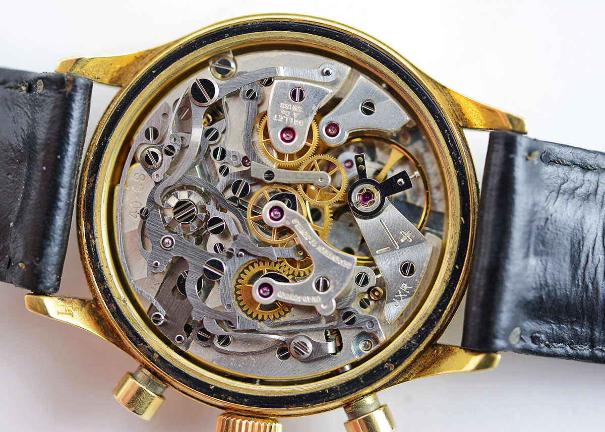 Gallet MultiChron 12 Military Gold Filled Wrist Watch