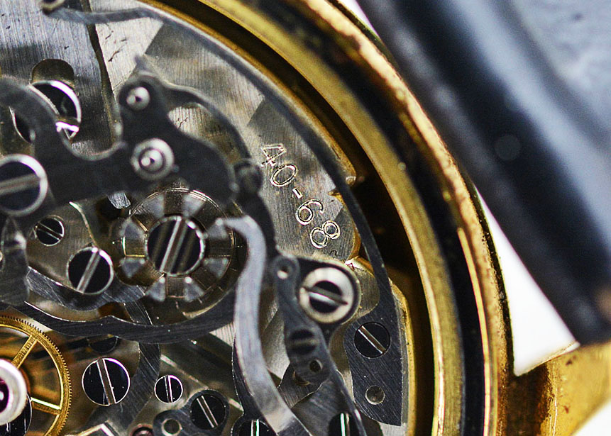 Gallet MultiChron 12 Military Gold Filled Wrist Watch