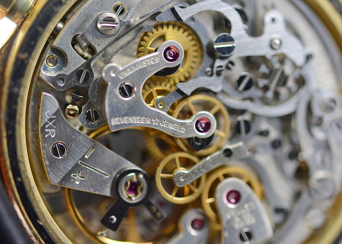 Gallet MultiChron 12 Military Gold Filled Wrist Watch